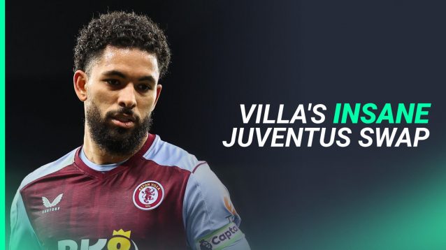 Aston Villa midfielder Douglas Luiz