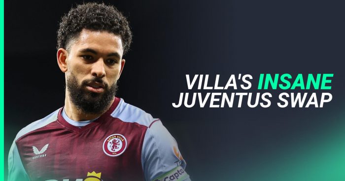 Aston Villa midfielder Douglas Luiz