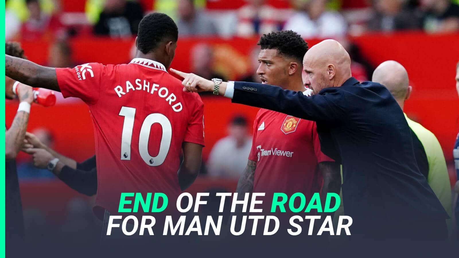 Jadon Sancho appears likely to leave Manchester United with Erik ten Hag staying on