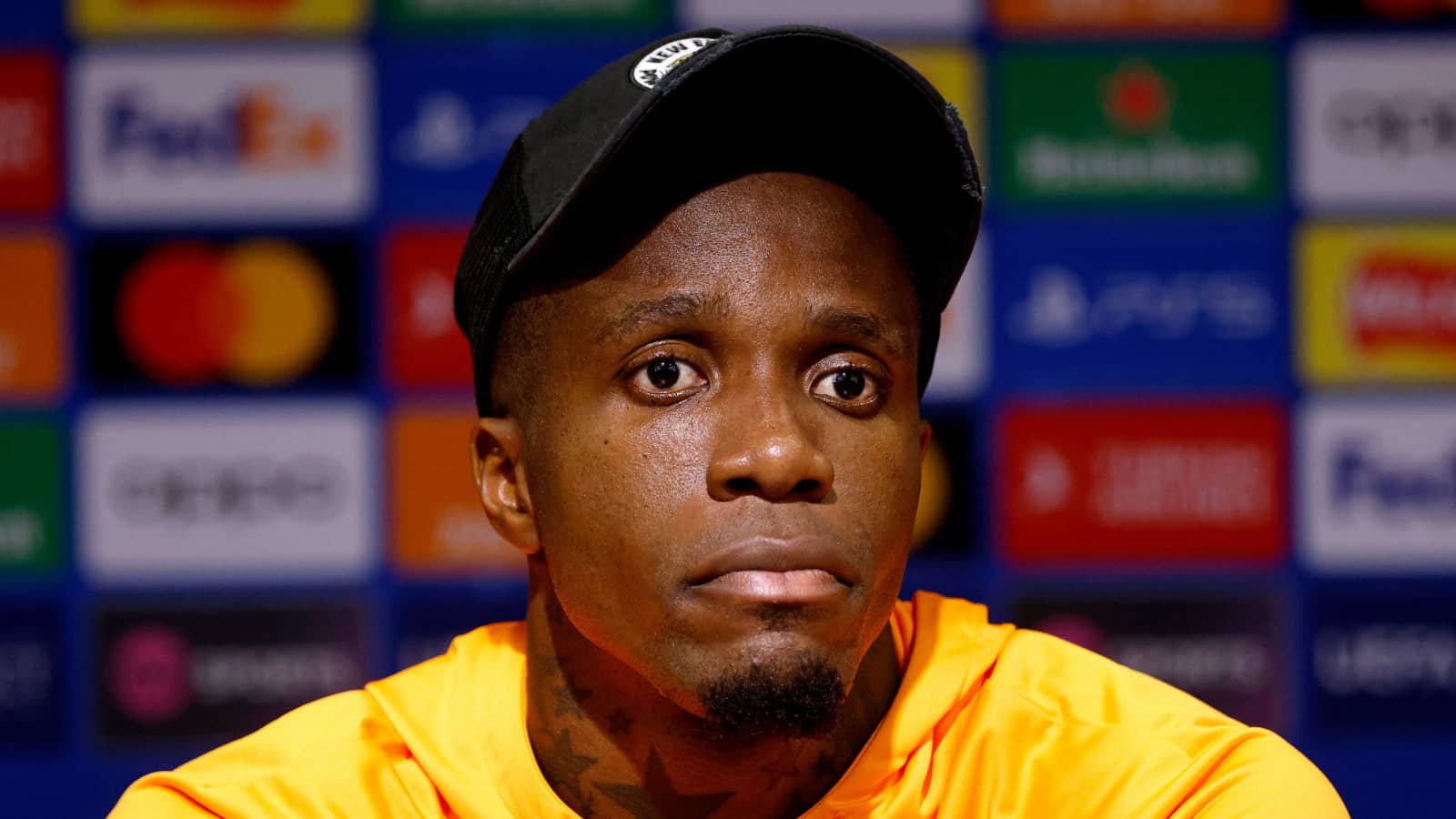 Galatasaray forward Wilfried Zaha