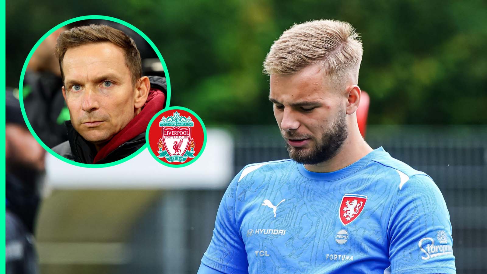 Pep Lijnders and Vitezslav Jaros