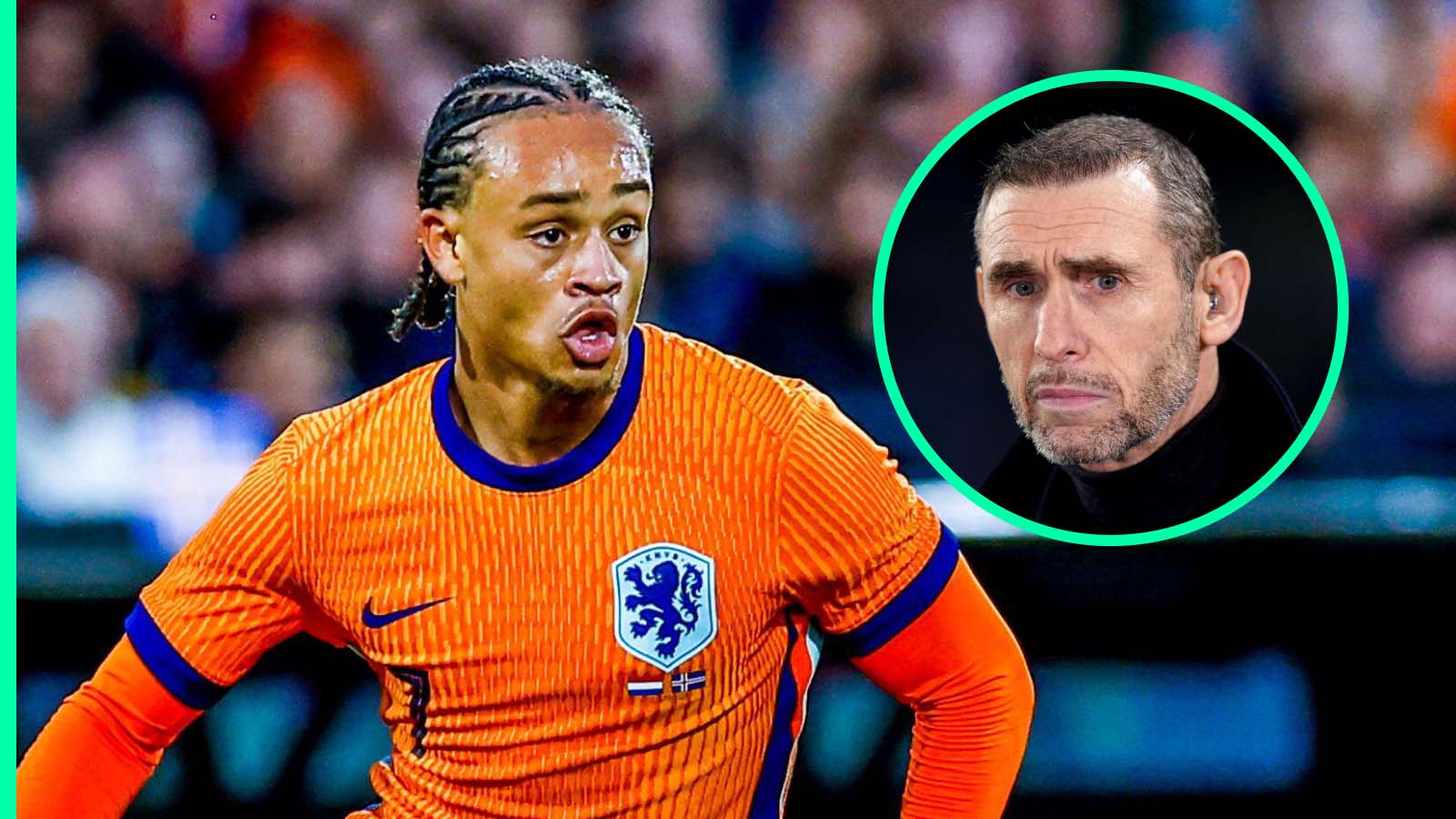 BBC pundit Martin Keown and Netherlands international Xavi Simons