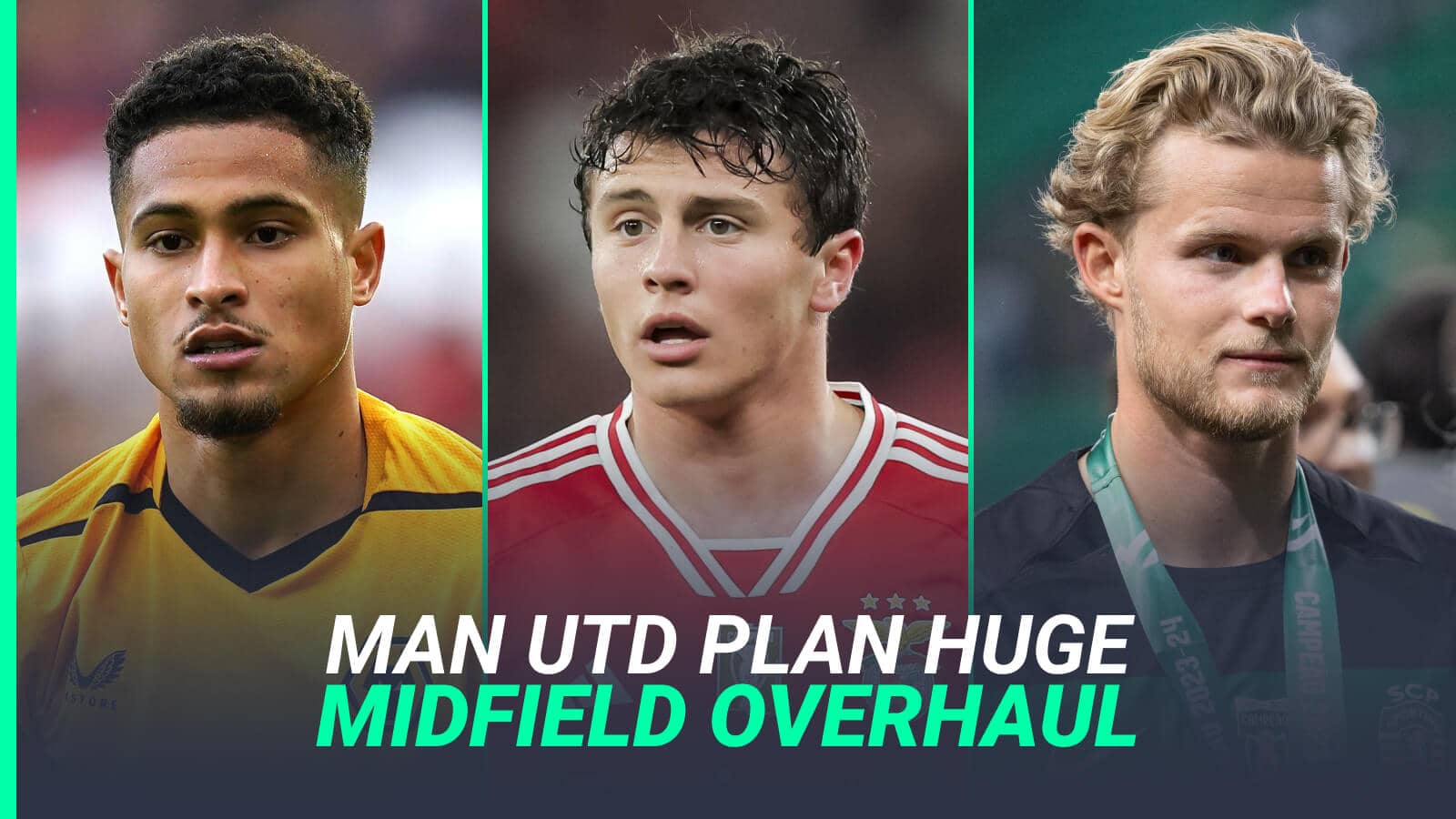 Man Utd are looking at summer transfer deals for Joao Gomes, Joao Neves and Morten Hjulmand