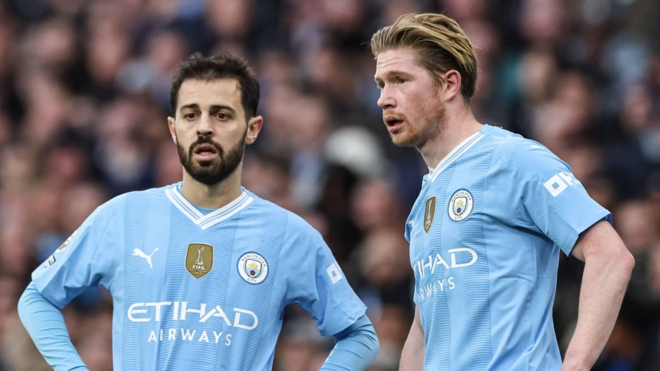 Man City stars Bernardo Silva and Kevin De Bruyne