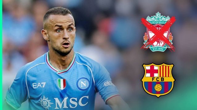 Napoli and Slovakia midfielder Stanislav Lobotka prefers a move to Barcelona over Liverpool