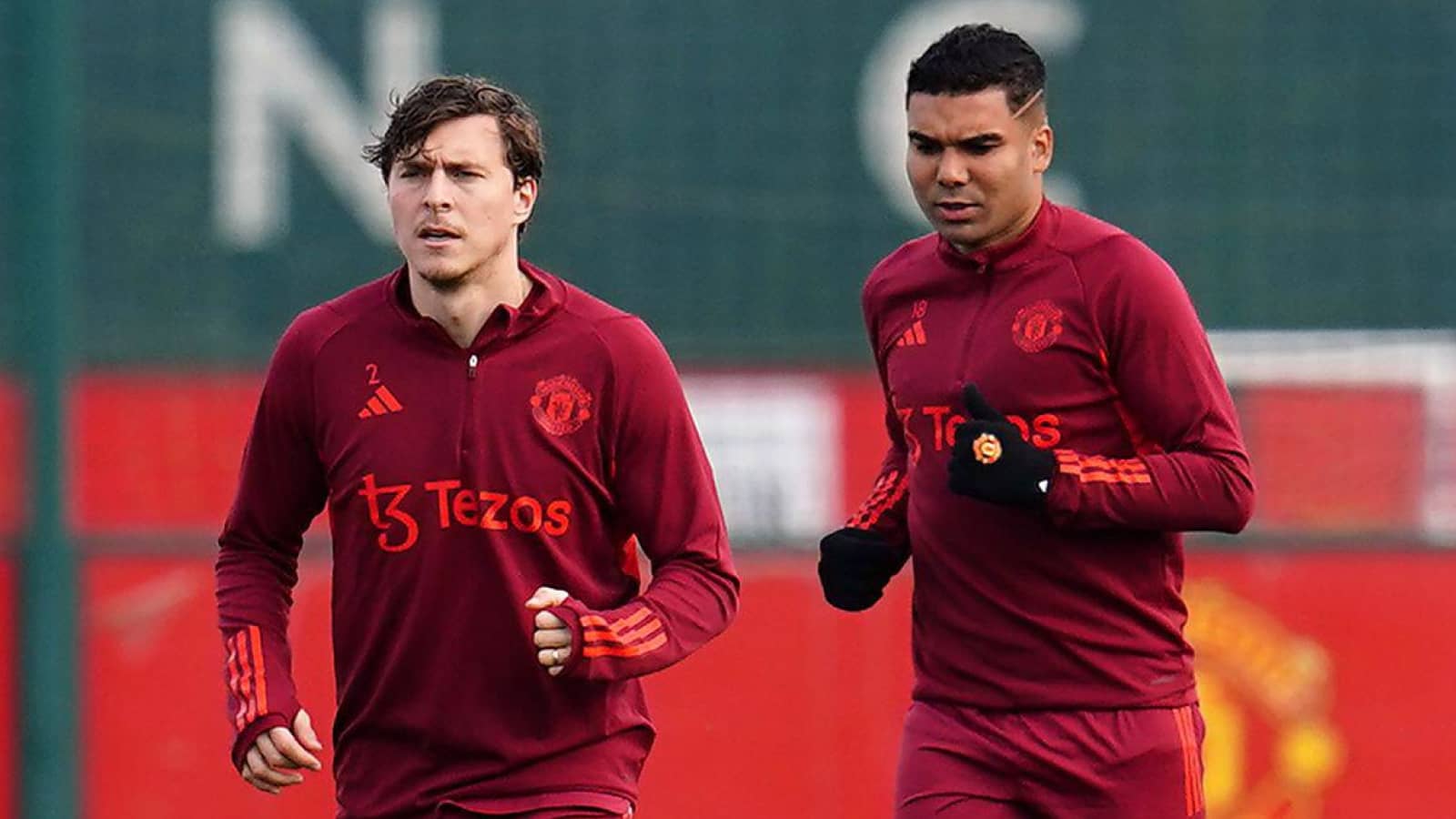 Man Utd centre-back Victor Lindelof, midfielder Casemiro