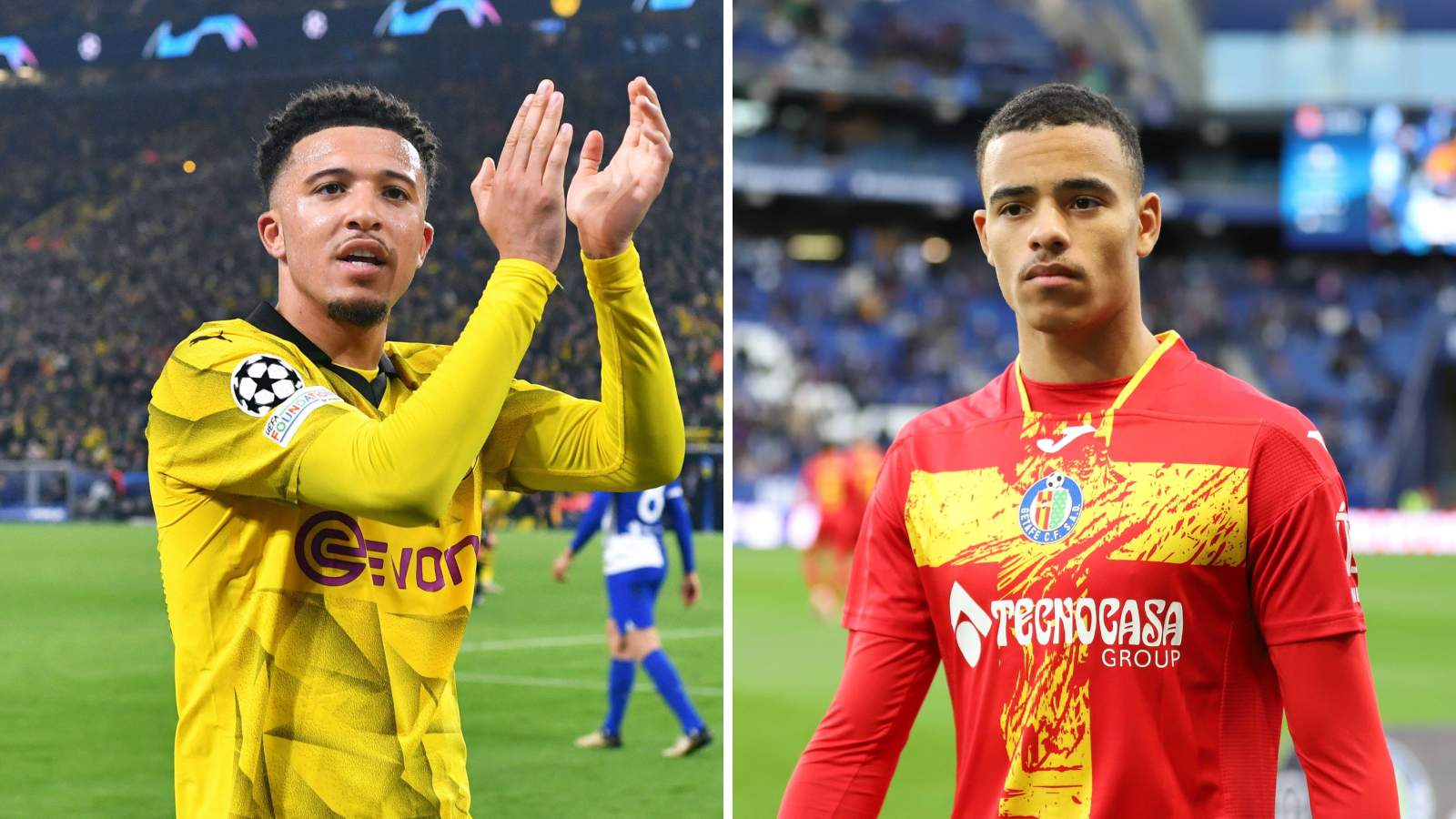 The futures of Man Utd duo Jadon Sancho and Mason Greenwood are becoming clearer