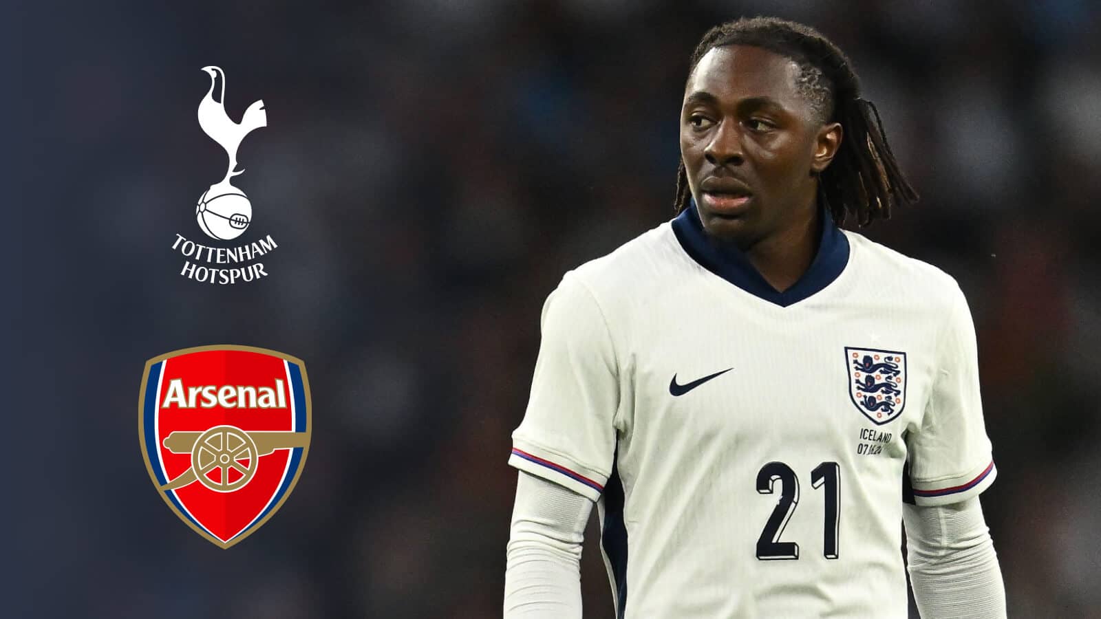 Tottenham lead Arsenal in the race for Eberechi Eze
