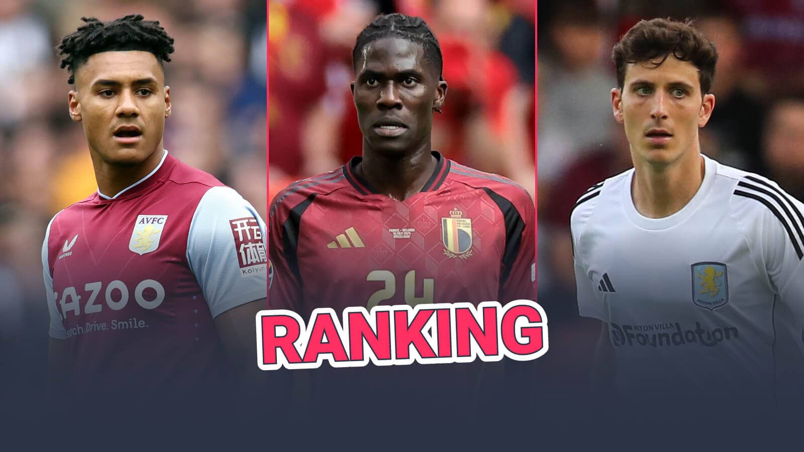 Ollie Watkins, Amadou Onana and Pau Torres