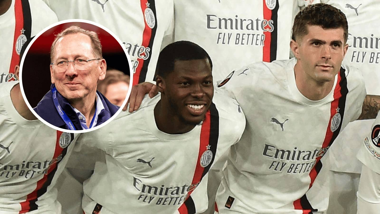 John Textor, Yunus Musah and Christian Pulisic