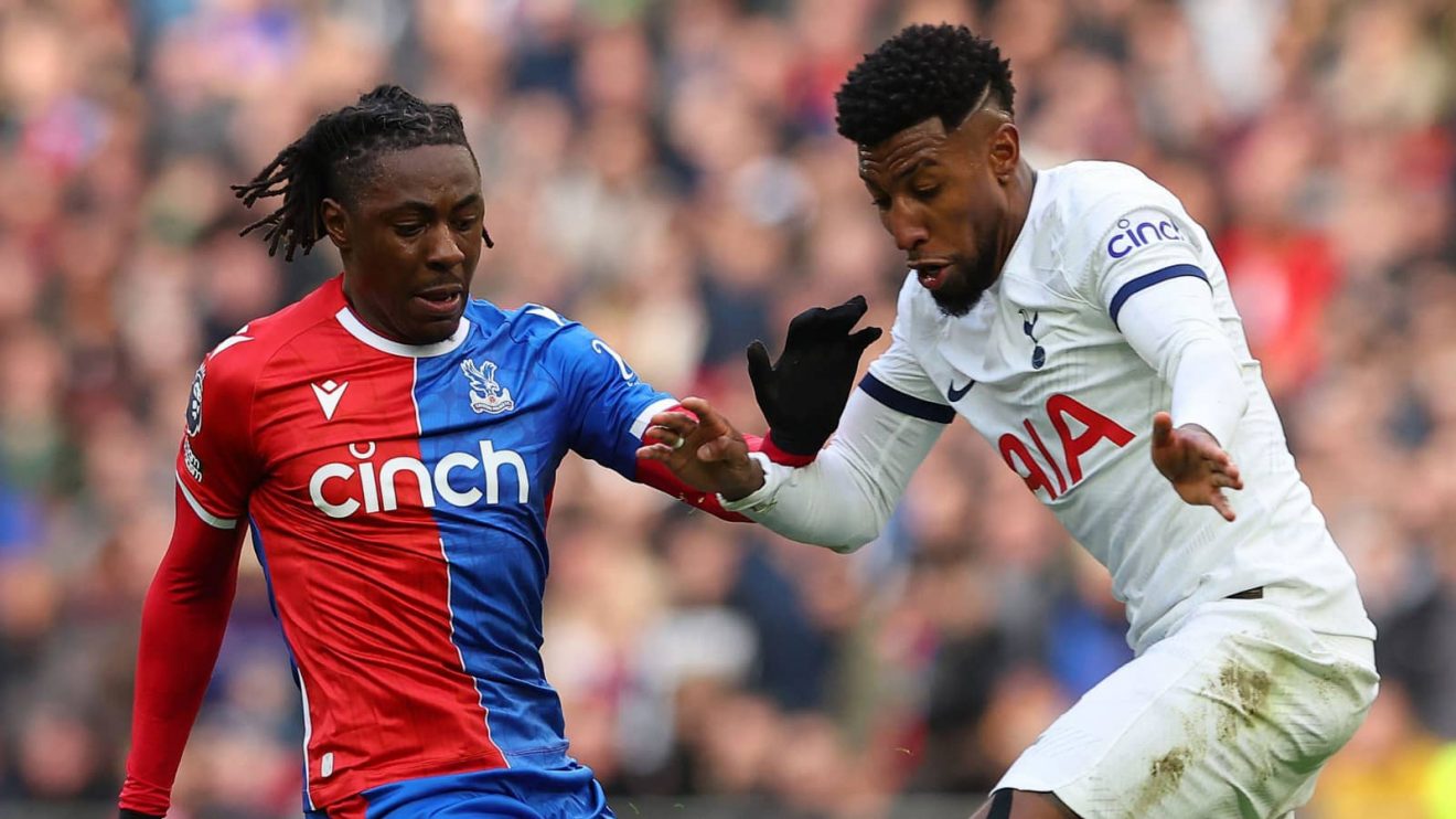 Crystal Palace attacker Eberechi Eze, Tottenham right-back Emerson Royal