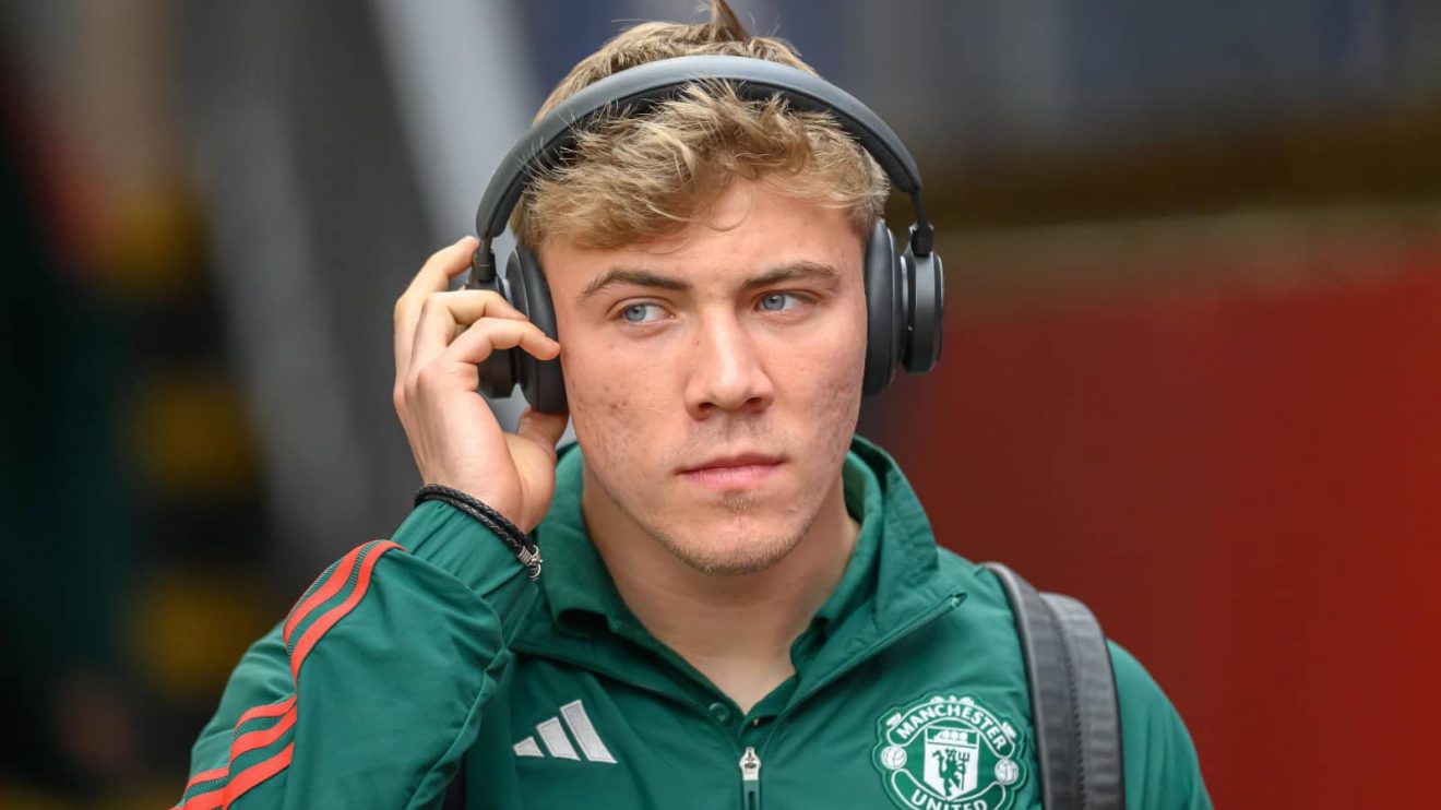 Man Utd striker Rasmus Hojlund
