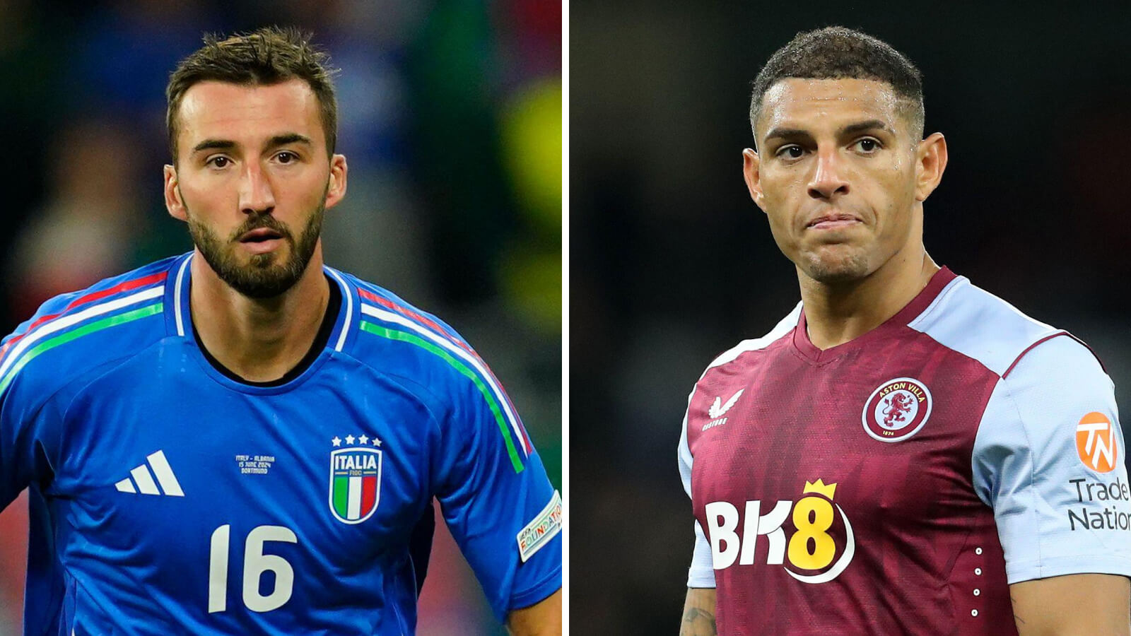 Bryan Cristante and Diego Carlos, Aston Villa