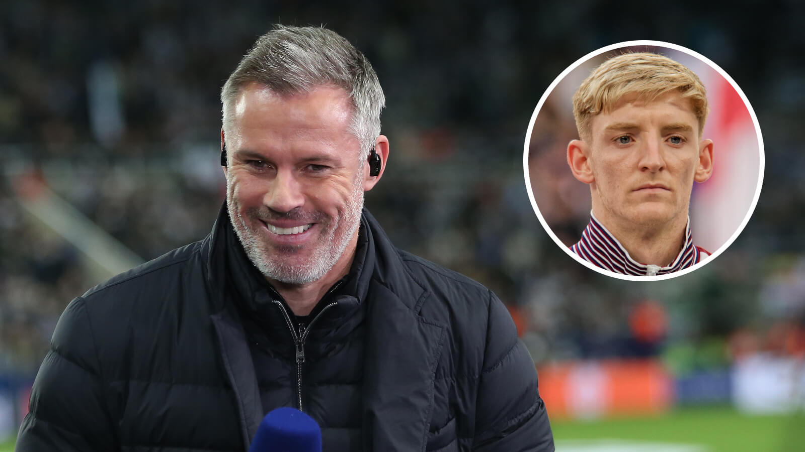 Jamie Carragher and Liverpool target Anthony Gordon