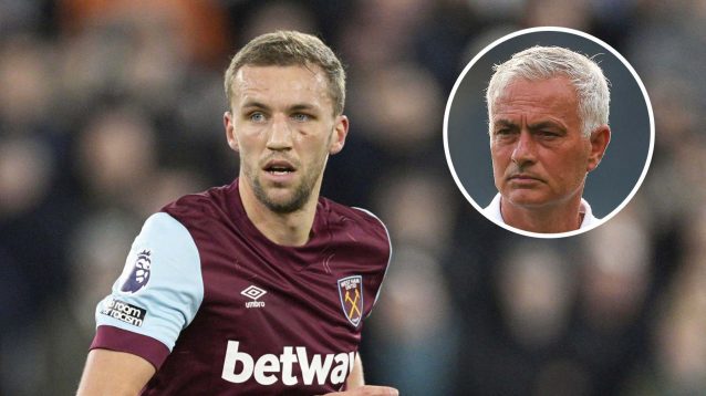 West Ham star Tomas Soucek has been linked with a move to Jose Mourinho's Fenerbahce