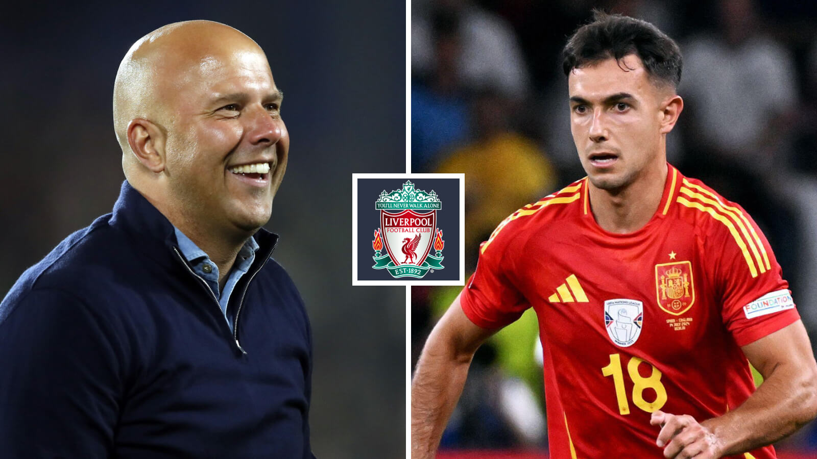 Arne Slot and Liverpool target Martin Zubimendi