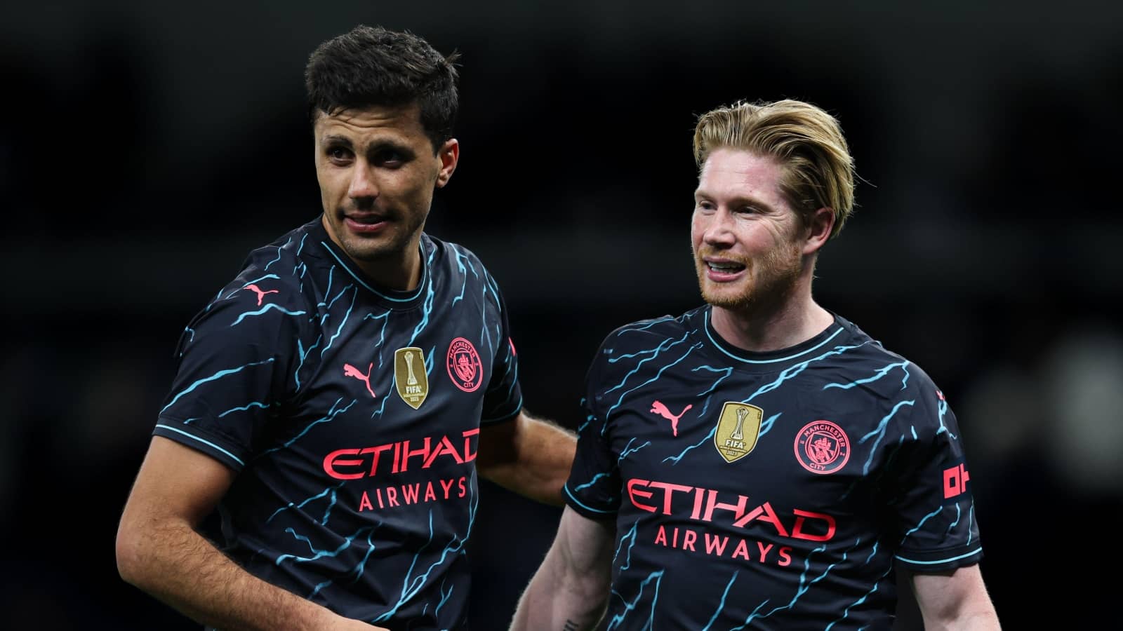 Man City duo Rodri and Kevin de Bruyne