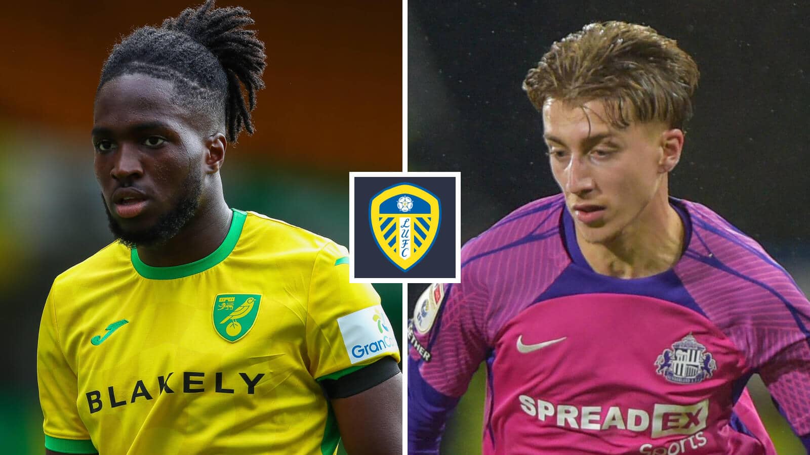 Jonathan Rowe of Norwich and Sunderland's Jack Clarke have both been linked with Leeds