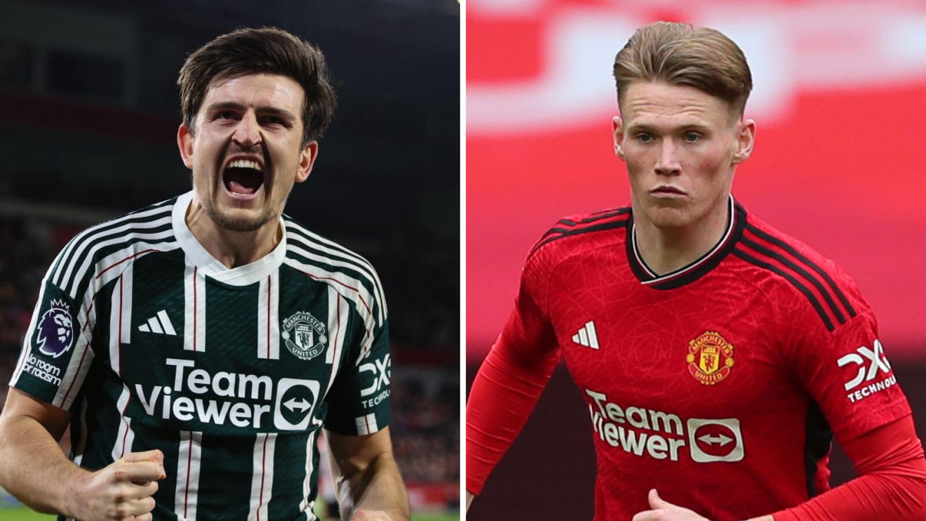 Man Utd duo Harry Maguire and Scott McTominay