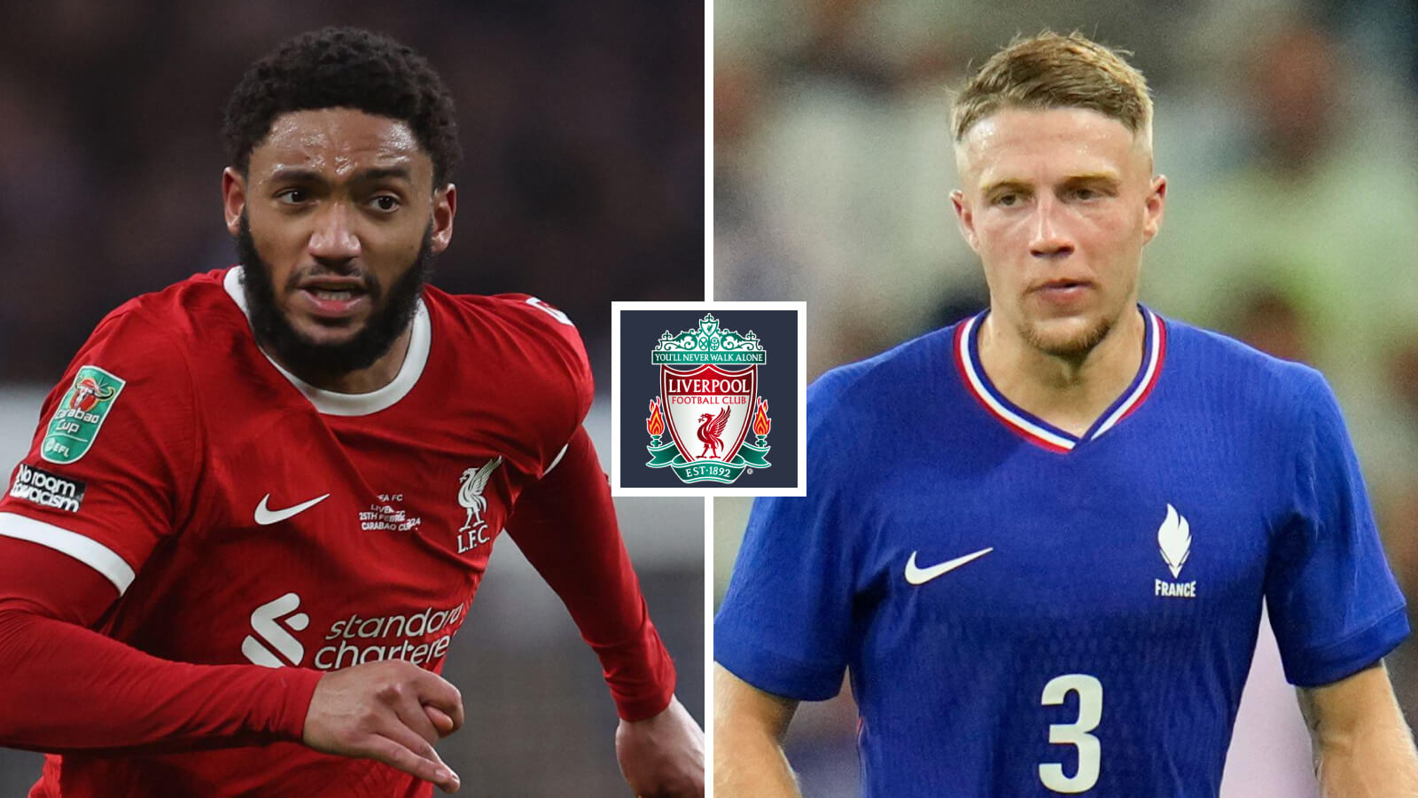 Joe Gomez and Liverpool target Adrien Truffert