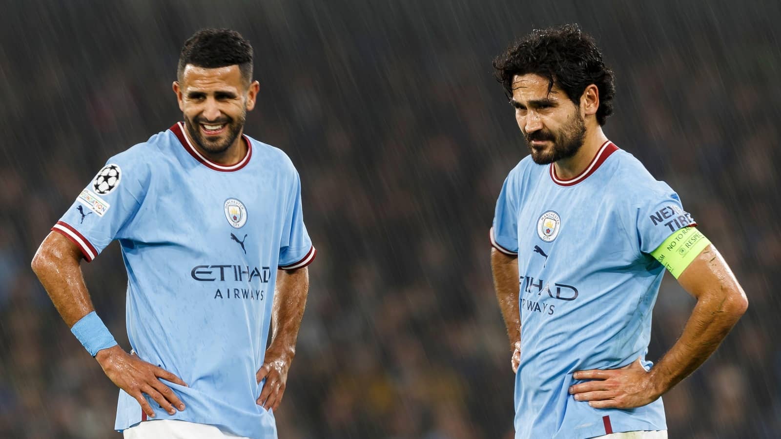 Former Man City duo Riyad Mahrez and Ilkay Gundogan