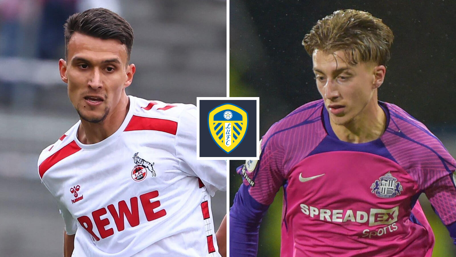 Cologne midfielder Dejan Ljubicic and Sunderland winger Jack Clarke are targets for Leeds United