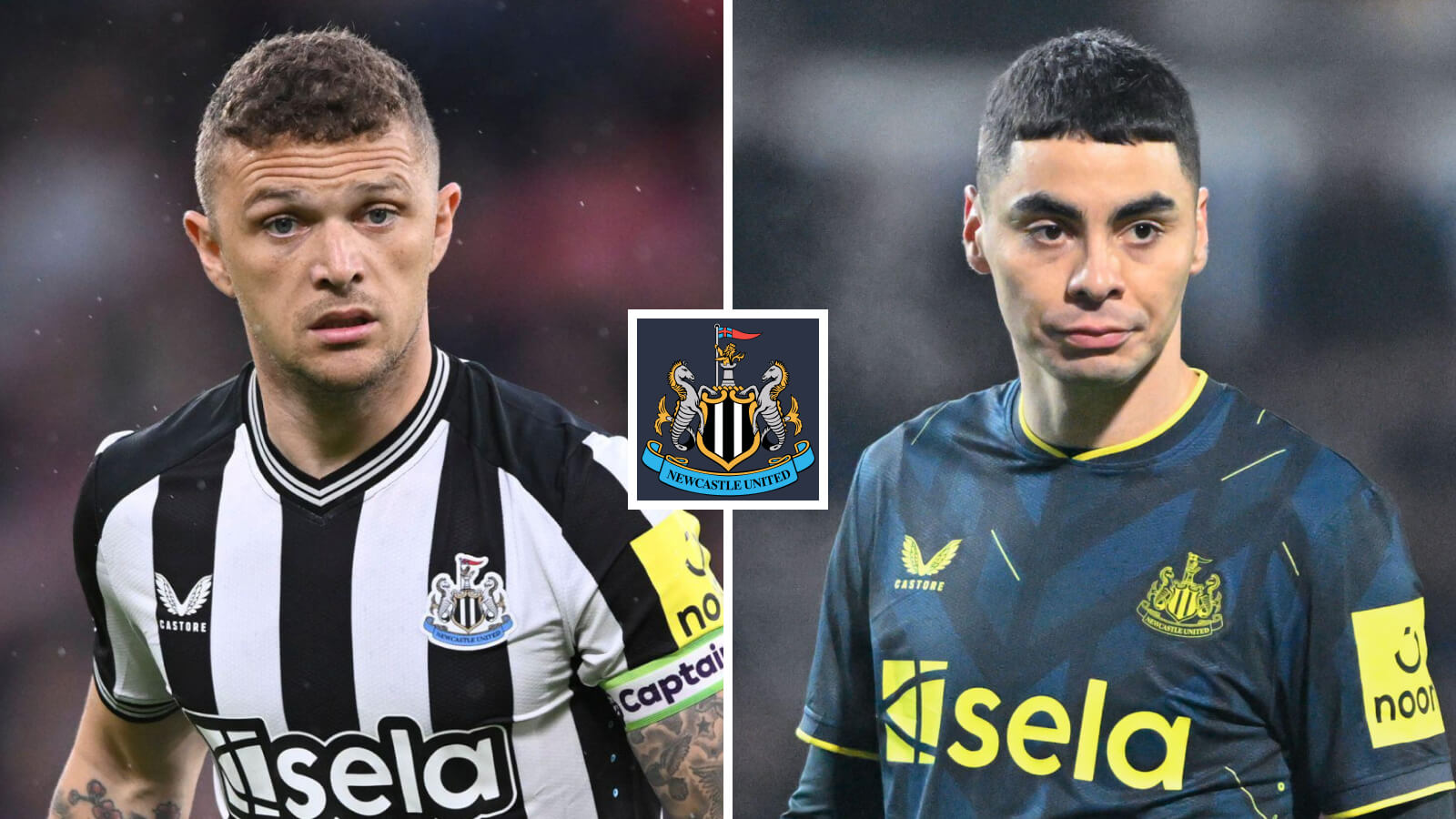 Newcastle duo Kieran Trippier and Miguel Almiron