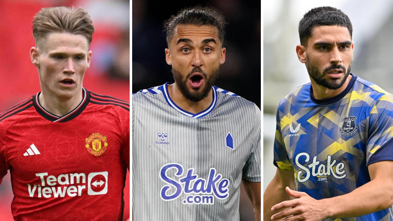 Man Utd star Scott McTominay and Everton duo Dominic Calvert-Lewin and Neal Maupay could all be on the move this summer