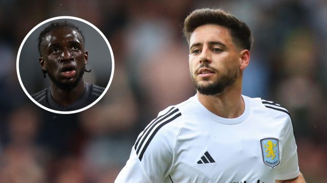 Aston Villa left-back Alex Moreno, winger Samuel Iling-Junior