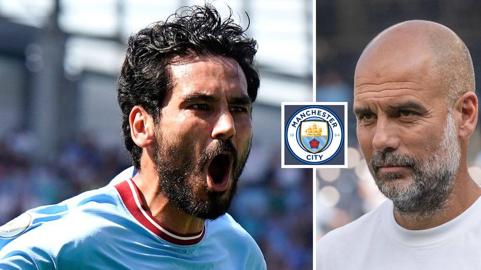 Ilkay Gundogan, Pep Guardiola and the Man City badge