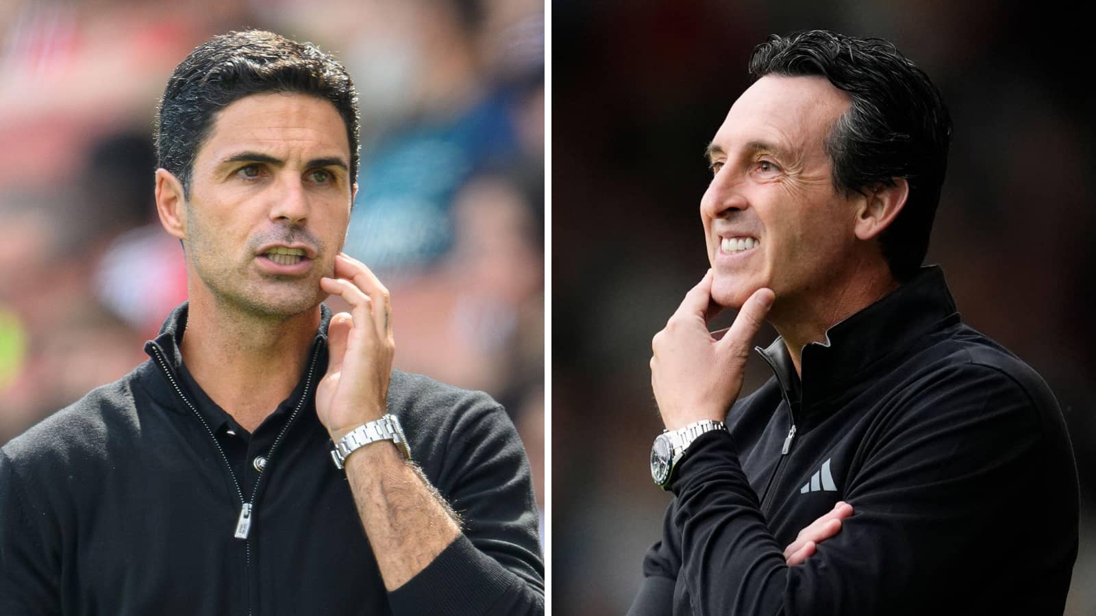 Mikel Arteta and Unai Emery have both been linked with Sterling moves
