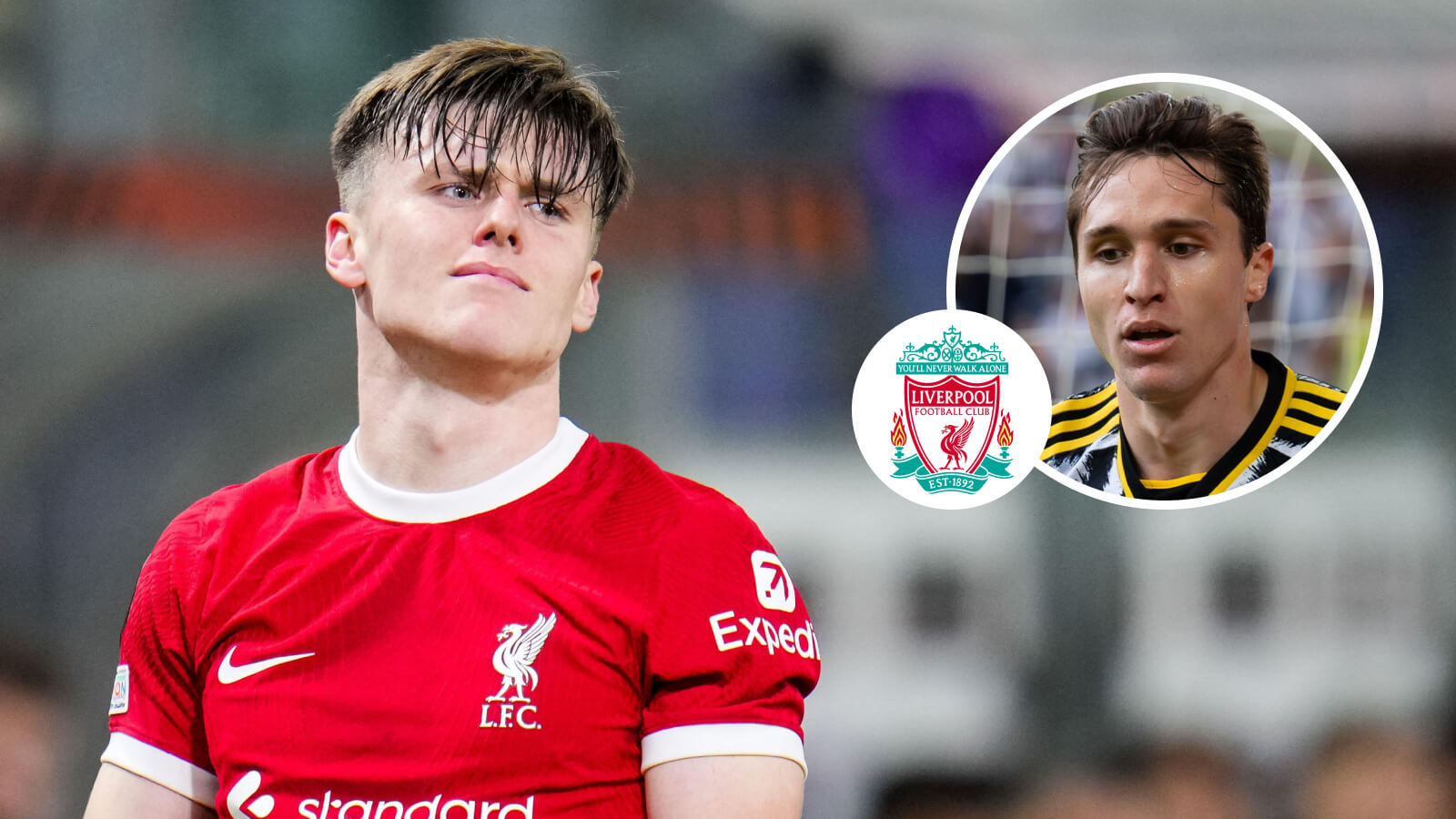 Liverpool winger Ben Doak, Juventus winger Federico Chiesa
