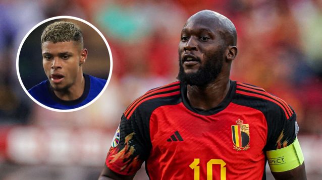 Former Chelsea pair Romelu Lukaku and Tino Anjorin
