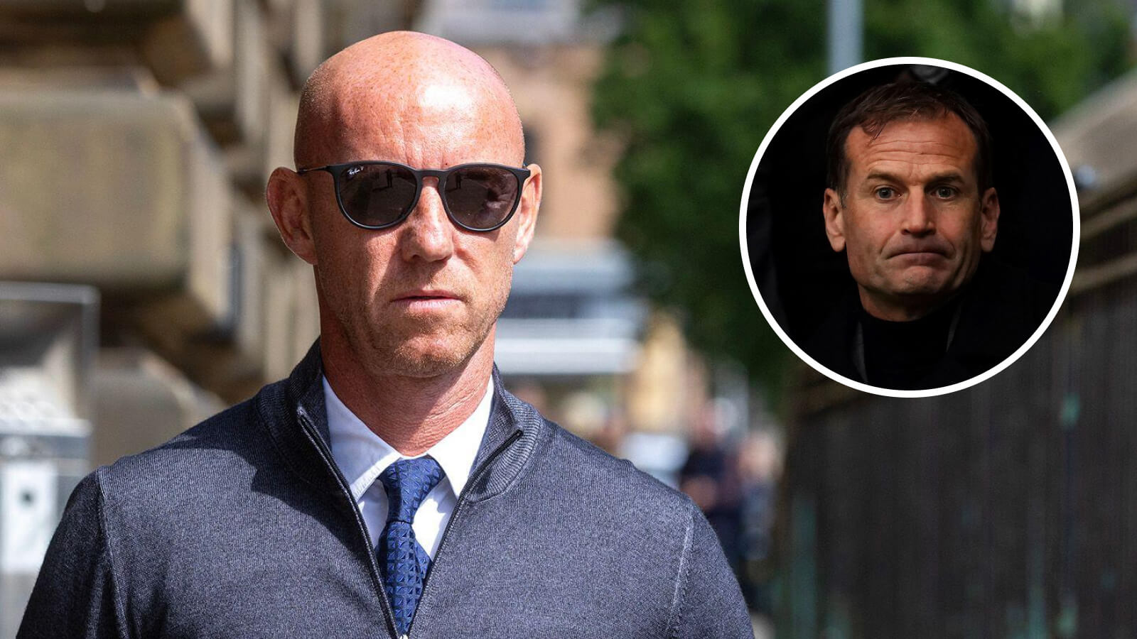 Nicky Butt and Man Utd sporting director Dan Ashworth