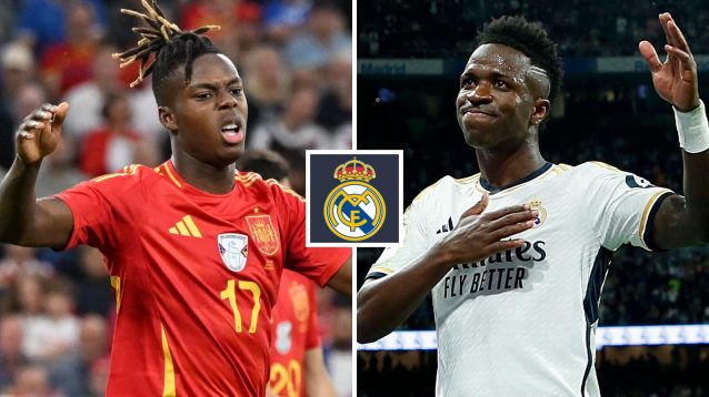 Spain winger Nico Williams, Real Madrid winger Vinicius Jr