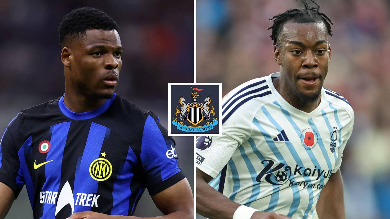 Newcastle are interested in Denzel Dumfries and Anthony Elanga