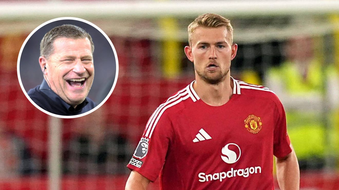 Man Utd centre-back Matthijs de Ligt, Bayern Munich sporting director Max Eberl