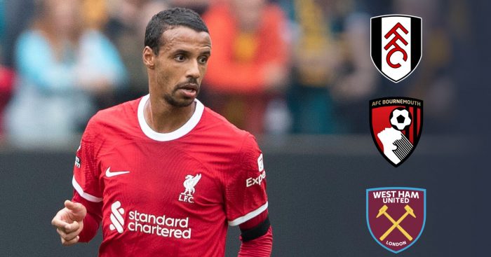 Joel Matip, Fulham, Bournemouth, West Ham badges