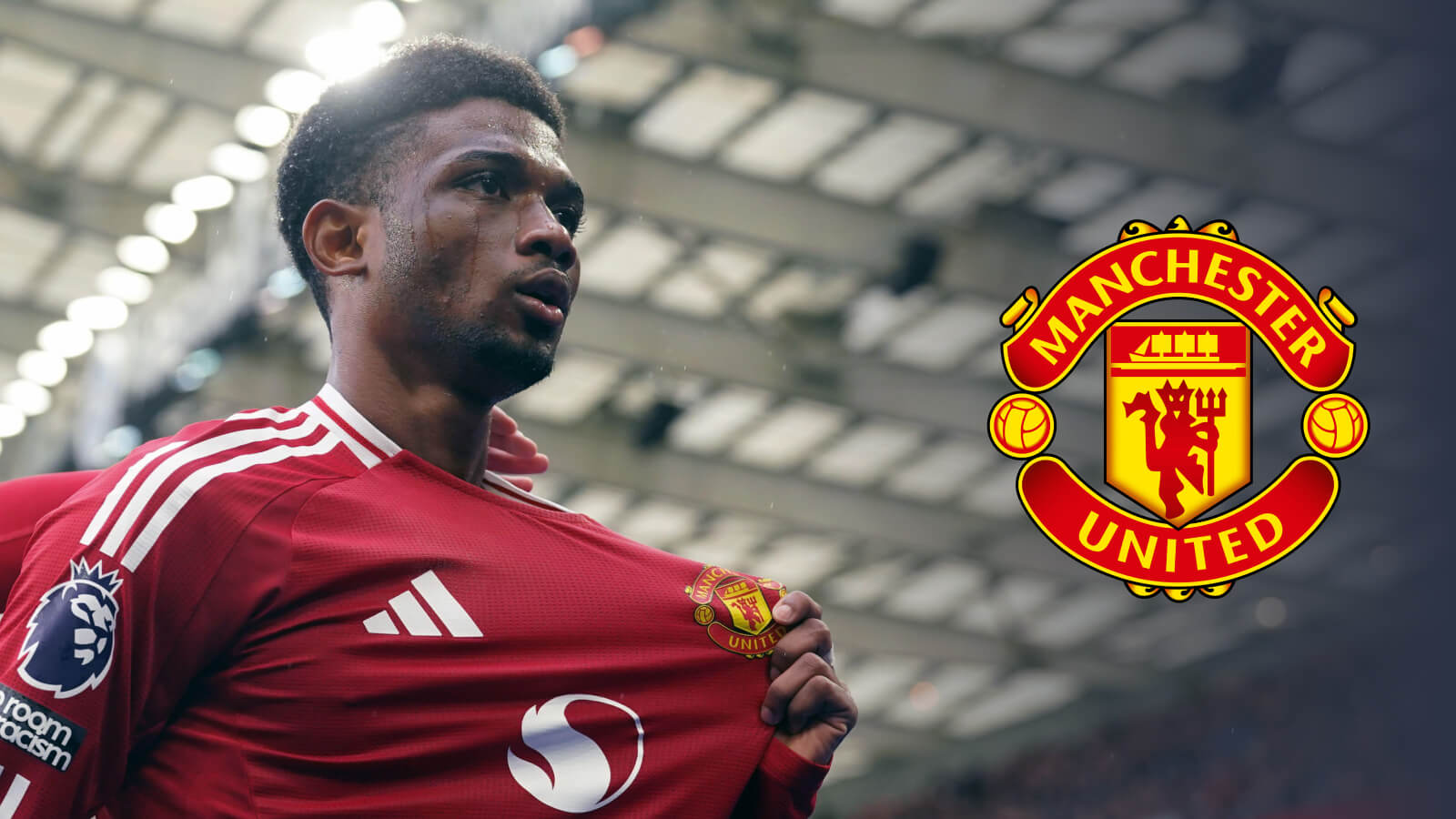 Winger Amad Diallo, Man Utd badge