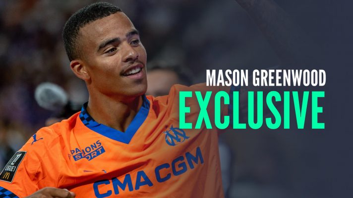 Marseille striker Mason Greenwood