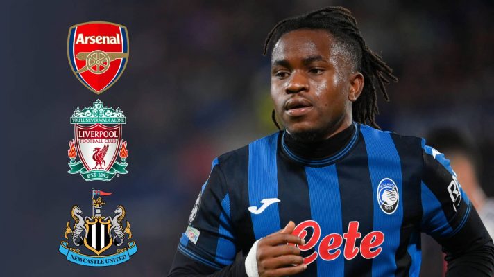 Atalanta winger Ademola Lookman is being watched by Arsenal, Liverpool and Newcastle