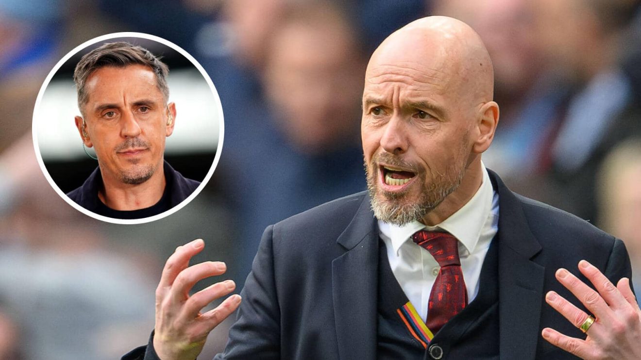 Gary Neville and Erik ten Hag