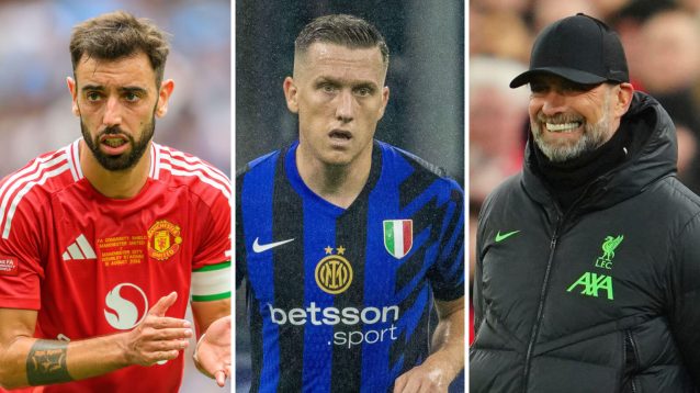 Bruno Fernandes, Piotr Zielinski, Jurgen Klopp
