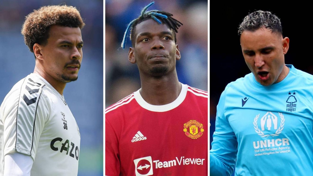 Dele Alli, Paul Pogba and Keylor Navas