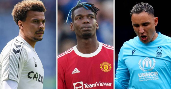 Dele Alli, Paul Pogba and Keylor Navas