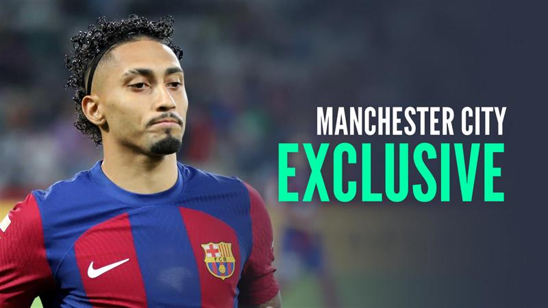 Man City are interested in Barcelona star Raphinha