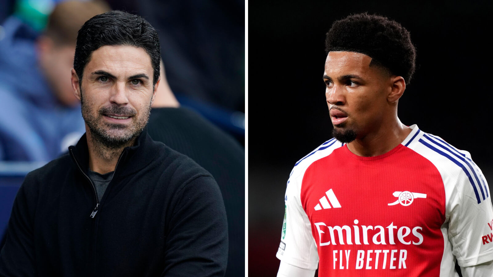 Mikel Arteta and Ethan Nwaneri, Arsenal