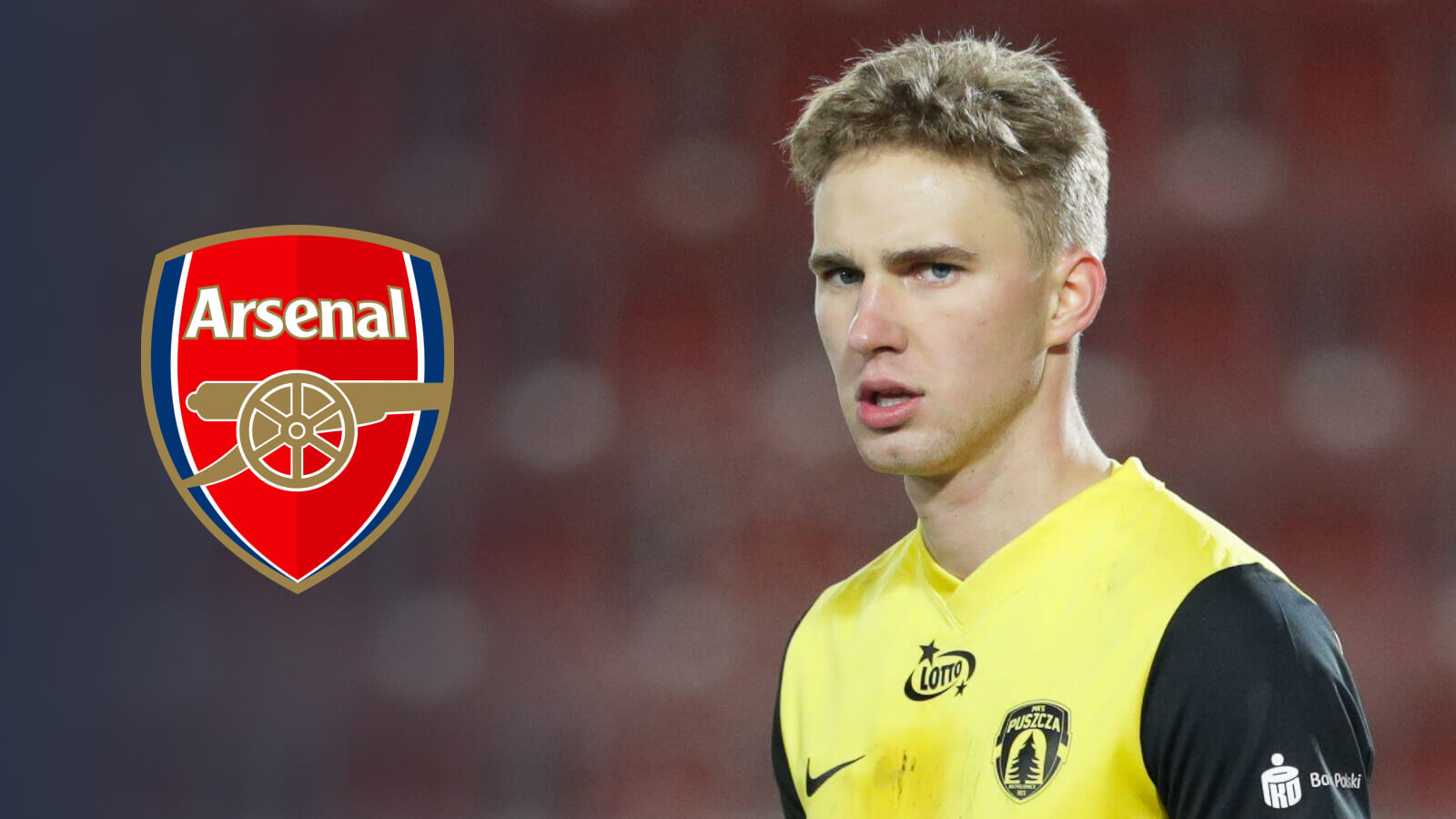 Aston Villa goalkeeper Oliwier Zych