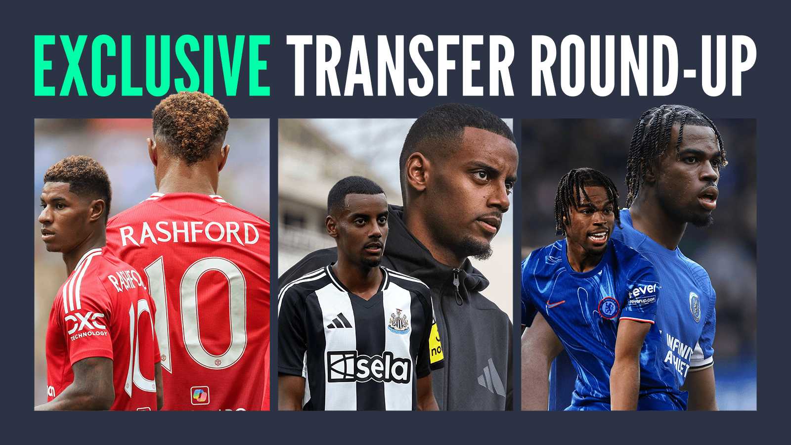 Marcus Rashford, Alexander Isak and Carney Chukwuemeka feature in our exclusive round-up