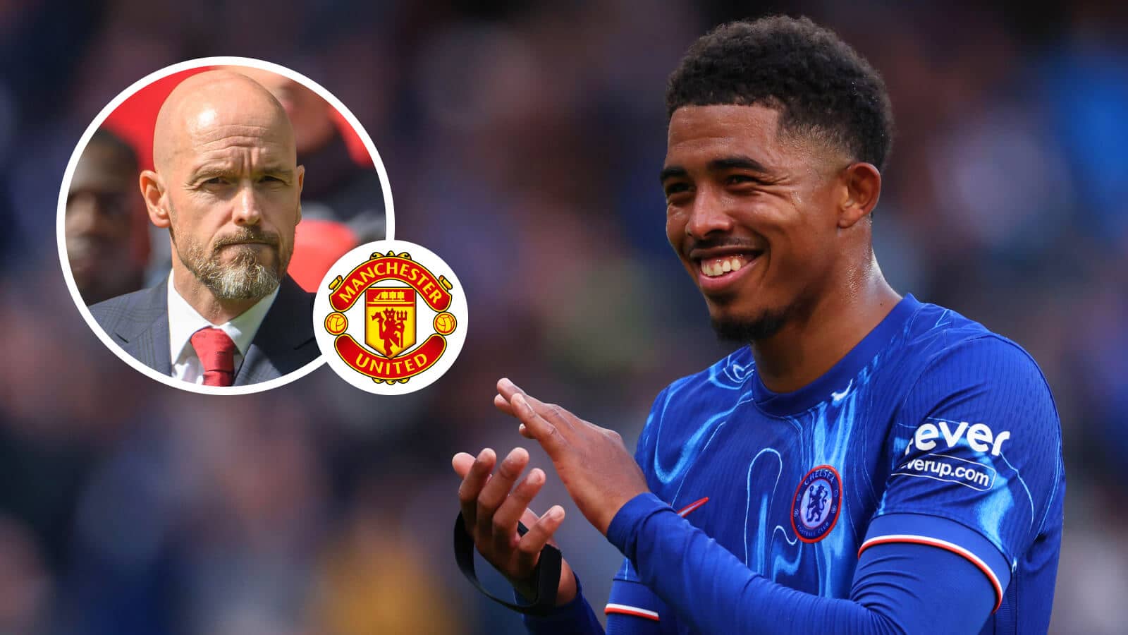 Wesley Fofana has laughed at the suggestion of him joining Man Utd